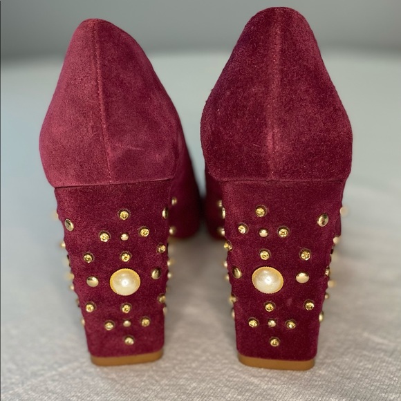 EUC Bettye Fuller brand jeweled platform heels - Picture 7 of 13